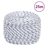 Vidaxl Boot Rope 6 m mm 25 m Polropypylen Wäiss