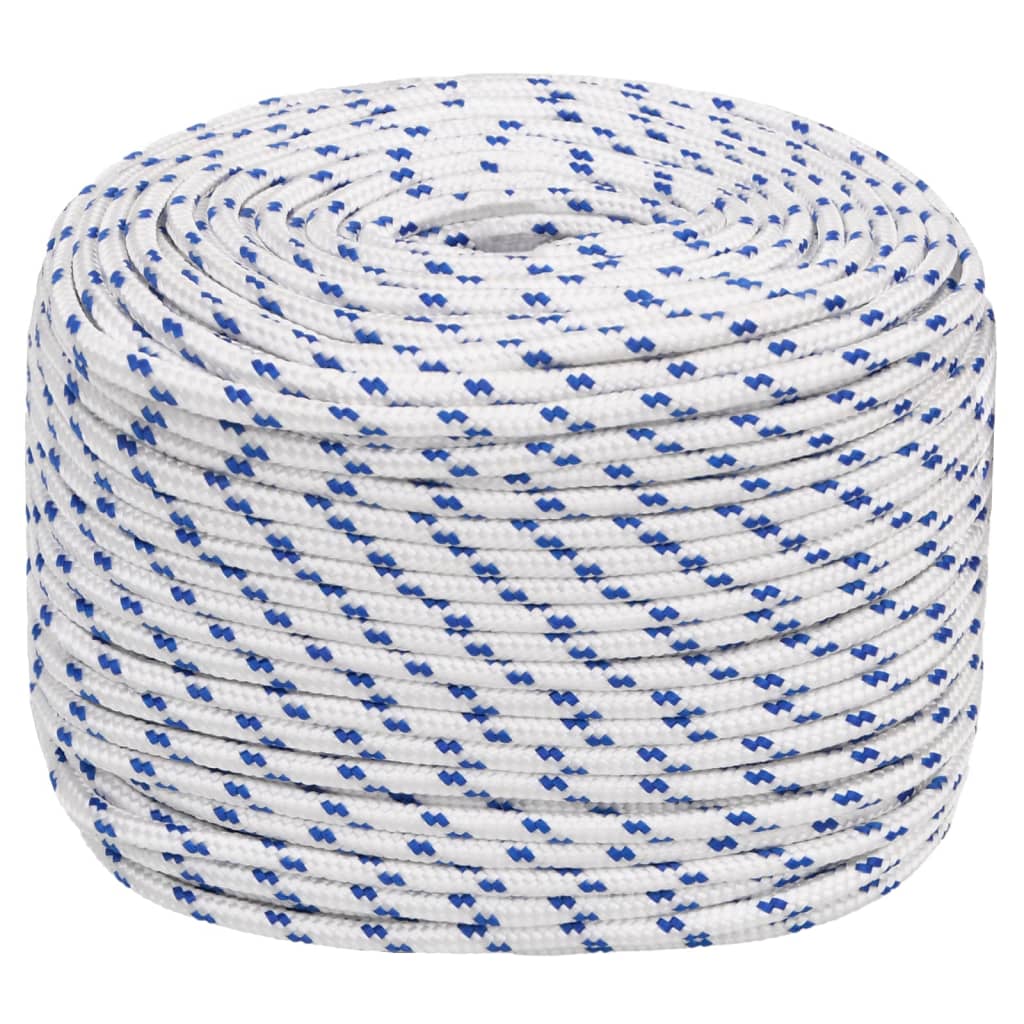 Vidaxl Boot Rope 6 m mm 25 m Polropypylen Wäiss