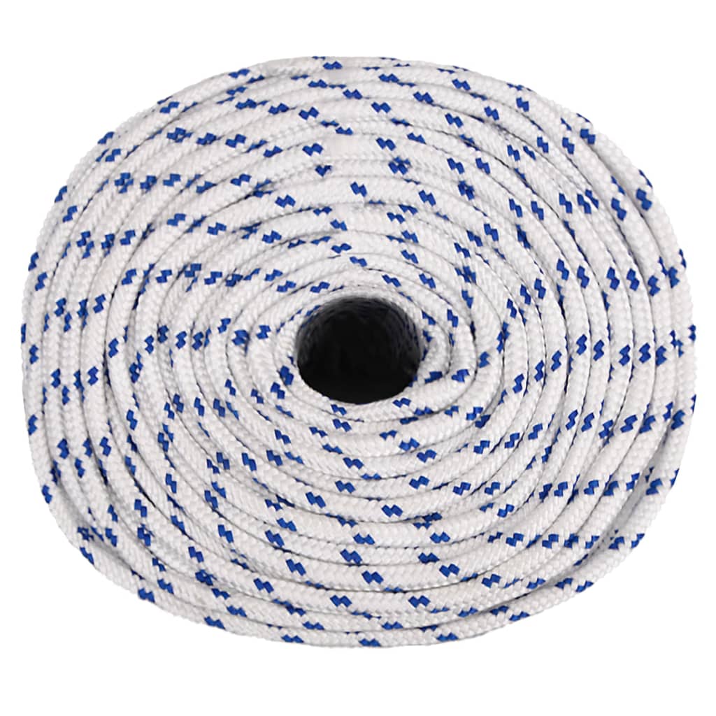 Vidaxl Boot Rope 6 m mm 25 m Polropypylen Wäiss