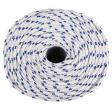 Vidaxl Boot Rope 6 m mm 25 m Polropypylen Wäiss