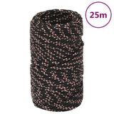 Vidaxl Boot rope 2 mm 25 m polypropylene black