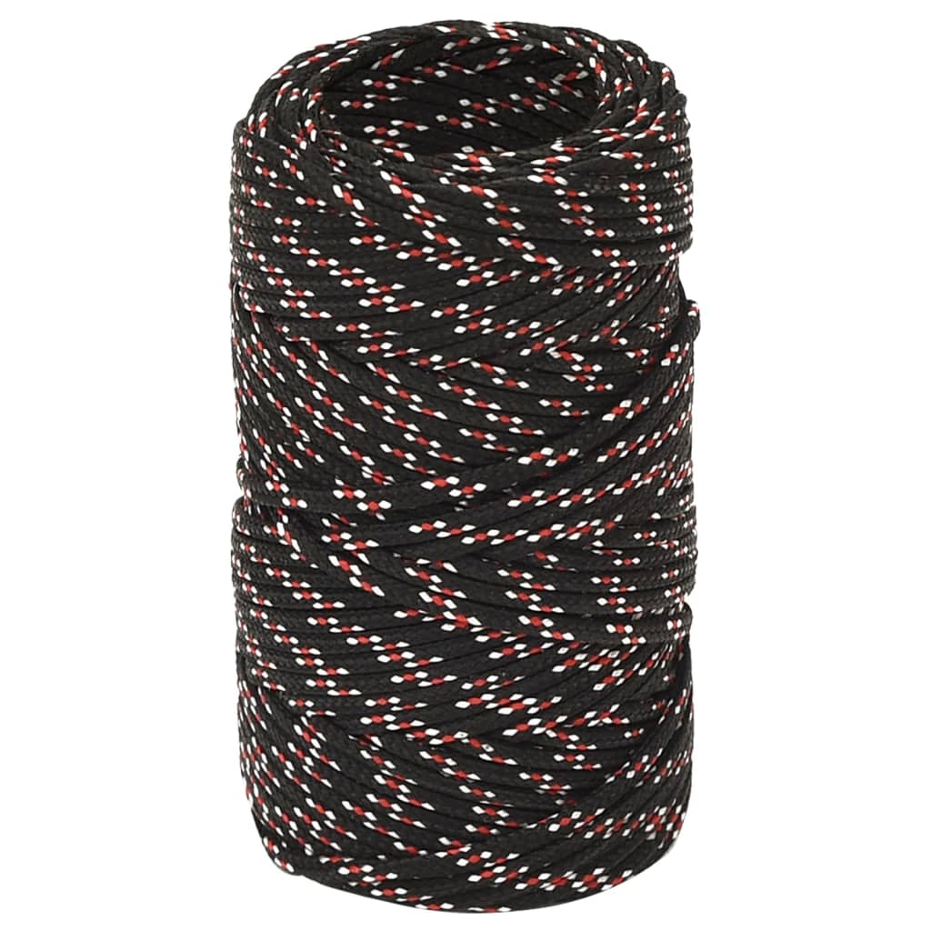 Vidaxl Boot rope 2 mm 25 m polypropylene black