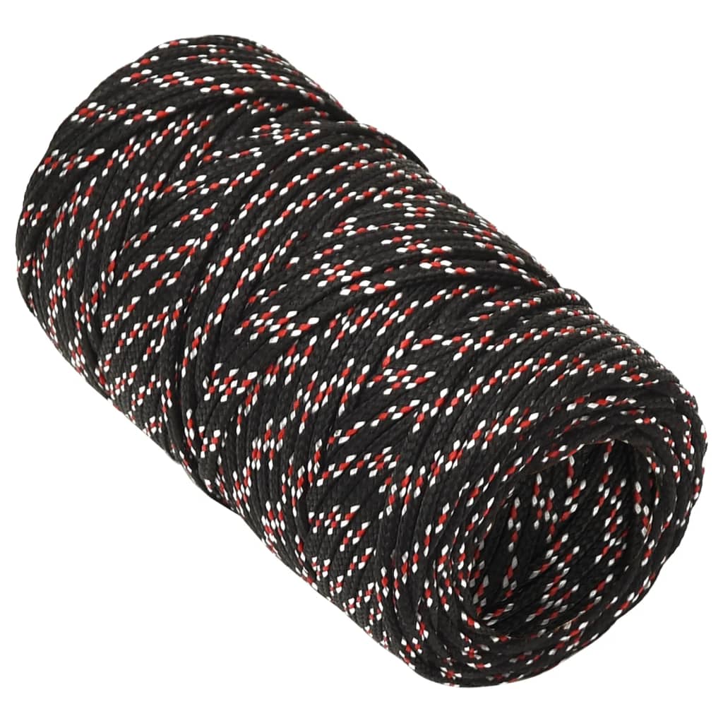 Vidaxl Boot rope 2 mm 25 m polypropylene black