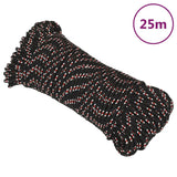 Vidaxl Boot rope 4 mm 25 m polypropylene black