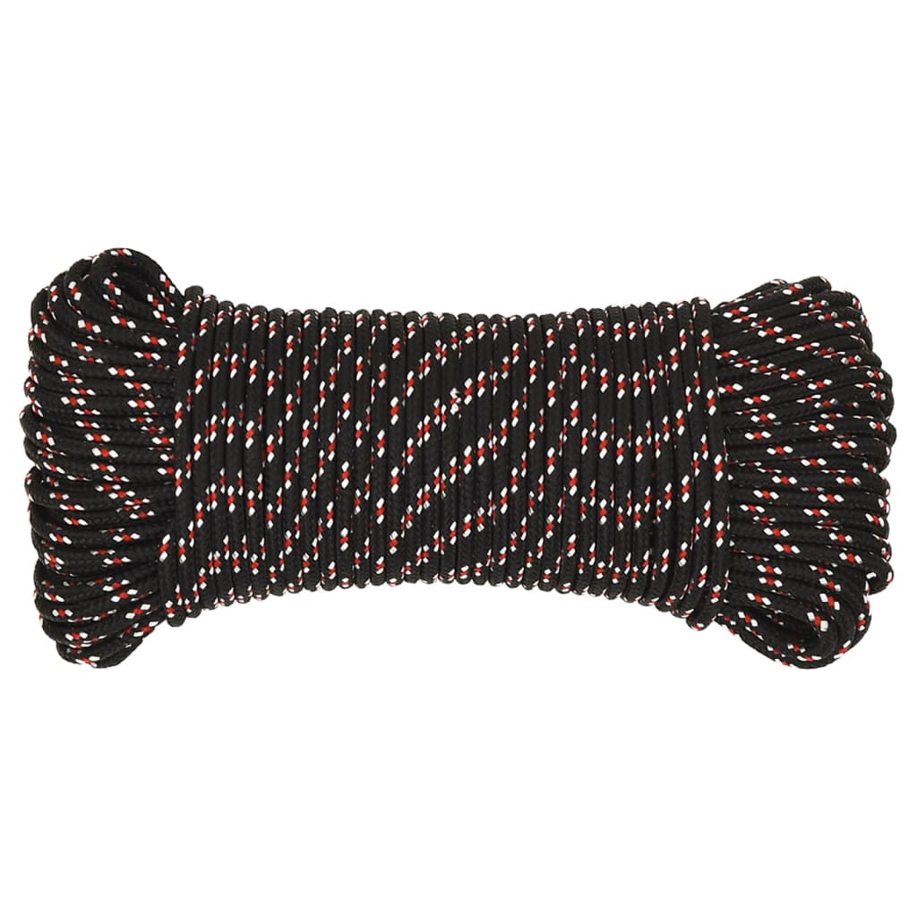 Vidaxl Boot rope 4 mm 25 m polypropylene black