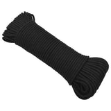 Vidaxl Boot Rope 3 mm 100 m Polroprope schwaarz