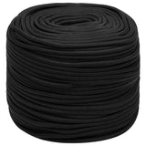 Vidaxl Boot Rope 10 mm 100 m Polroprope schwaarz