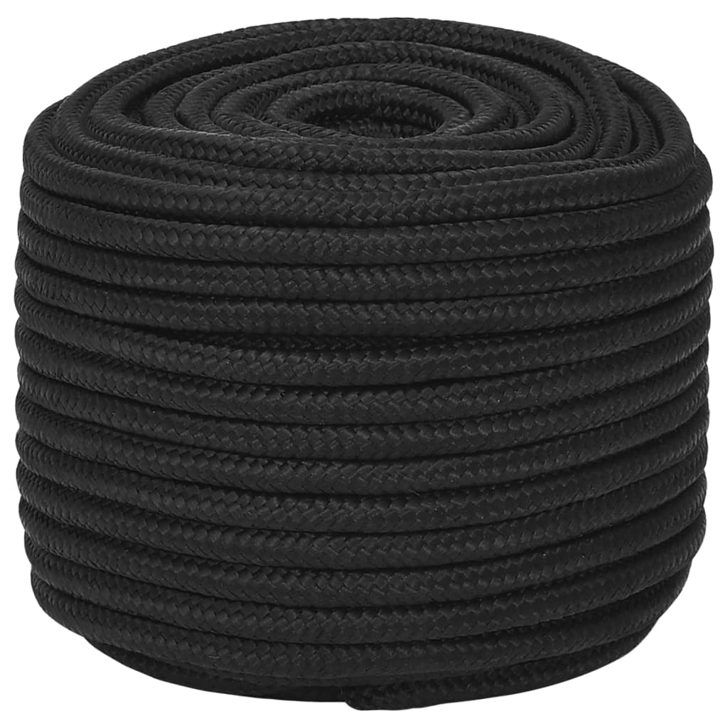 Vidaxl Boat Rope 12 mm 25 m polypropen sort
