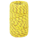 Vidaxl -Bootseil 2 mm 25 m Polypropylengelb