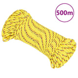 Vidaxl -Bootseil 3 mm 500 m Polypropengelb