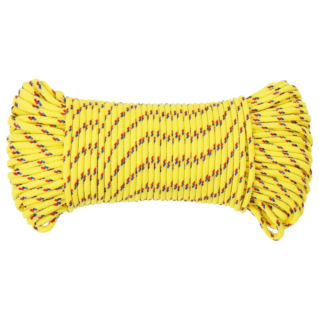 Vidaxl Boot Rope 4 mm 25 m Polypropylen Giel
