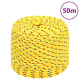 Vidaxl Boot Rope 8 mm 50 m Polropypylen Giel