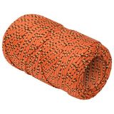 Vidaxl -Bootseil 2 mm 25 m Polypropylenorange