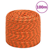 Vidaxl Boot Rope 10 mm 100 m Polypropylen orange