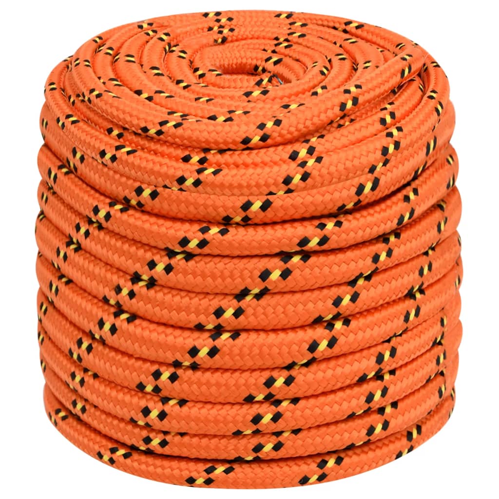 Vidaxl boat rope 16 mm 25 m polypropylene orange