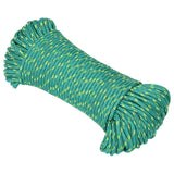 Vidaxl -Bootseil 4 mm 100 m Polypropylengrün