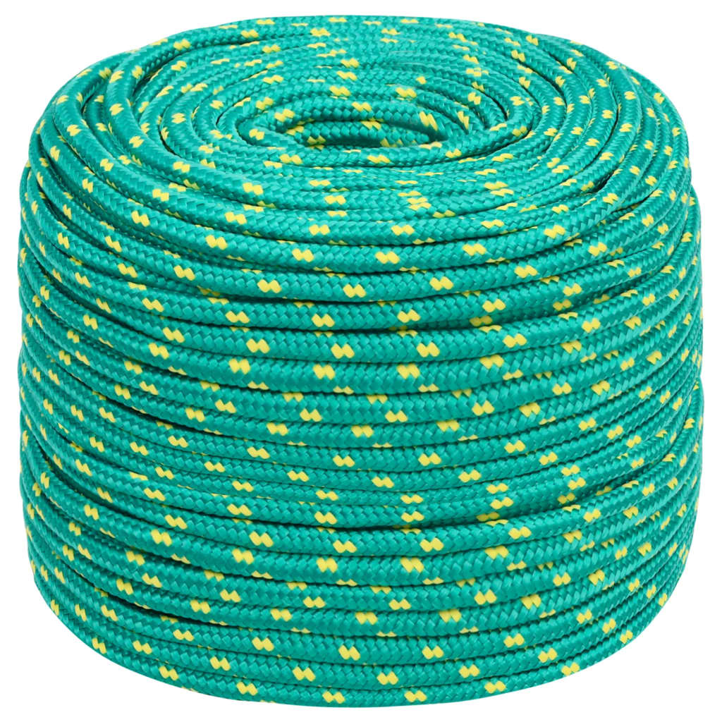 Vidaxl -Bootseil 8 mm 50 m Polypropylengrün