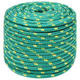 Vidaxl -Bootseil 12 mm 25 m Polypropylengrün