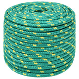 Vidaxl -Bootseil 12 mm 100 m Polypropylengrün