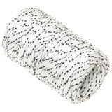 Vidaxl Boot Rope bremated 2 mmx25 m Polyester wäiss