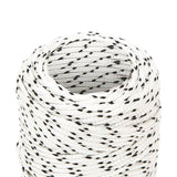 Vidaxl Boot Rope bremated 2 mmx25 m Polyester wäiss