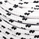Vidaxl Boot Rope bremated 10 mmx25 m Polyester wäiss