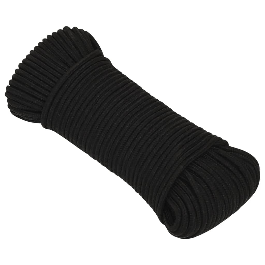 Vidaxl Werkouw 5 mm 100 m polyester black