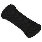 Vidaxl Werkouw 5 mm 100 m polyester black