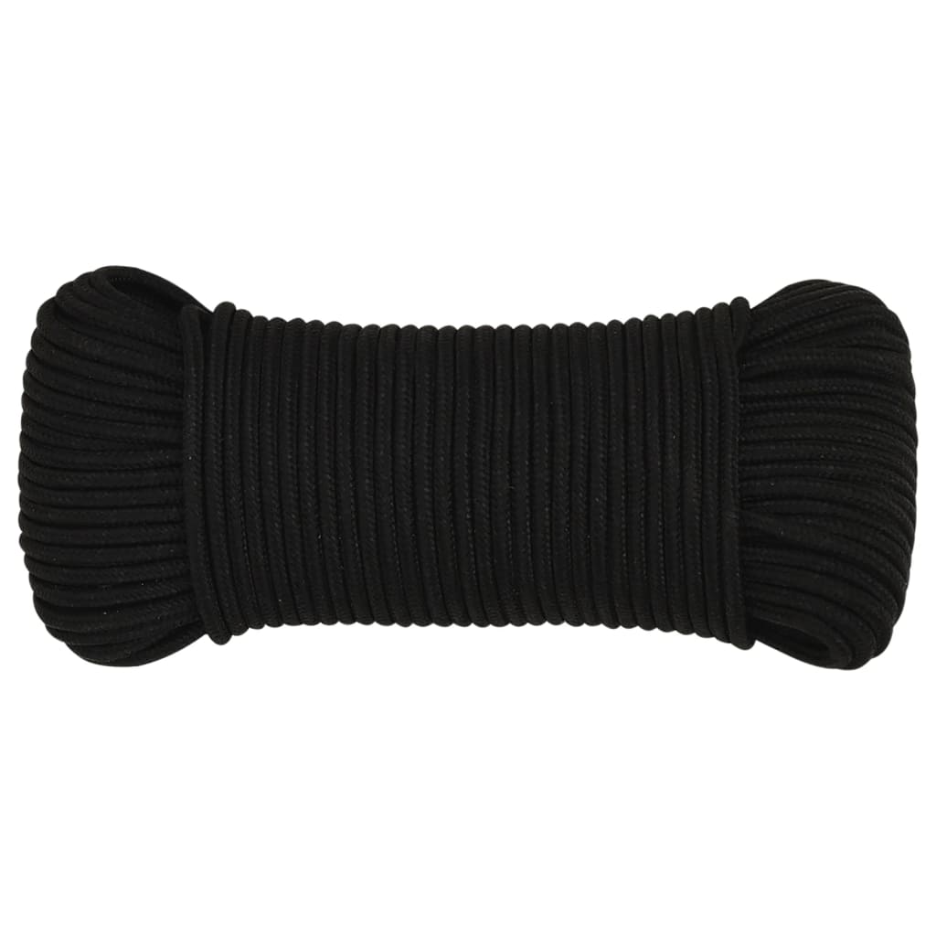 Vidaxl Werkouw 5 mm 100 m polyester black