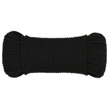 Vidaxl Werkouw 5 mm 100 m polyester black