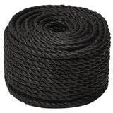Vidaxl werkouw 10 mm 100 m Polroprope schwaarz