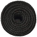 Vidaxl Werkouw 12 mm 100 m polypropene black