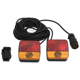 Lampy kibicowe Vidaxl 2 St Classic Gruszka 12 V 10,5x5x9,5 cm czerwona