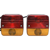 Lampy kibicowe Vidaxl 2 St Classic Gruszka 12 V 10,5x5x9,5 cm czerwona