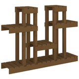 Vidaxl Plant Standard 104.5x25x77,5 cm Miele di pino solido marrone