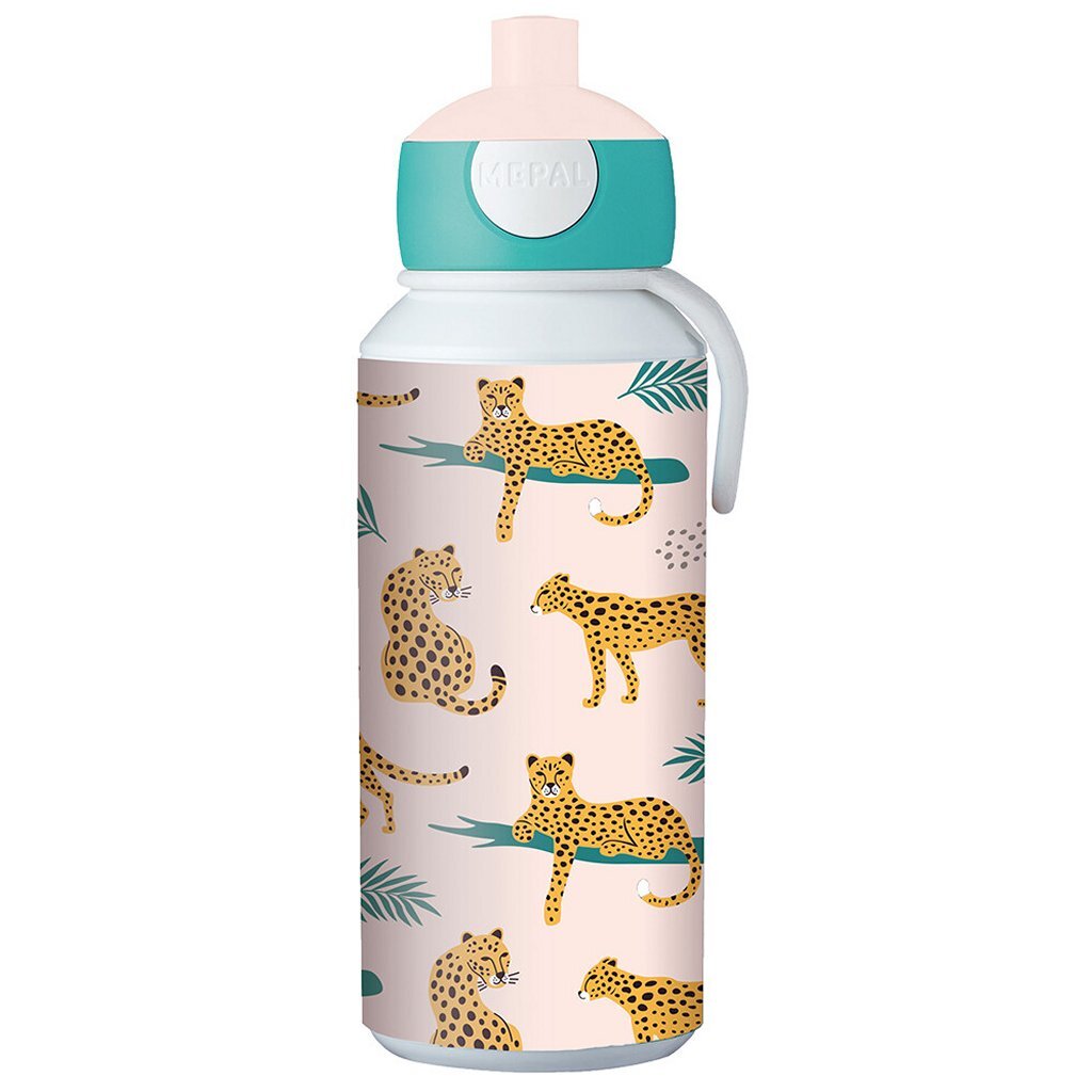 Bottiglia pop-up mepal leopardo 400 ml