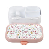 Mepal Campus Lunchbox Little Dutch Blumen und Schmetterlinge rosa weiß