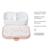 Mepal Campus Lunchbox Little Dutch Blumen und Schmetterlinge rosa weiß
