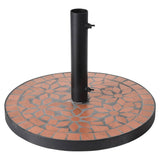 Progarden Parasol Foot s Terra-Design Mosaic Black and Orange