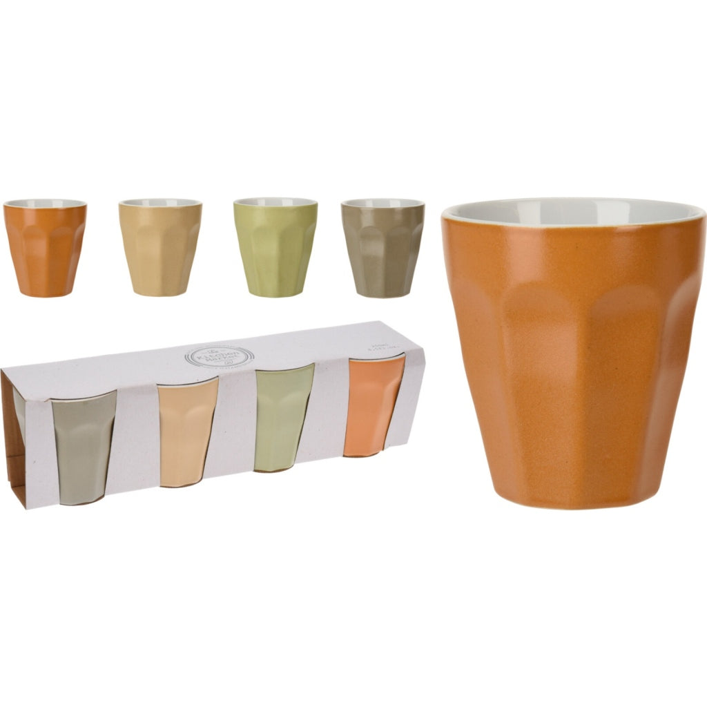 Ausgezeichnete Hauswaren -Hauswaren -Tasse Set Porzellan 250 ml 4 Teile