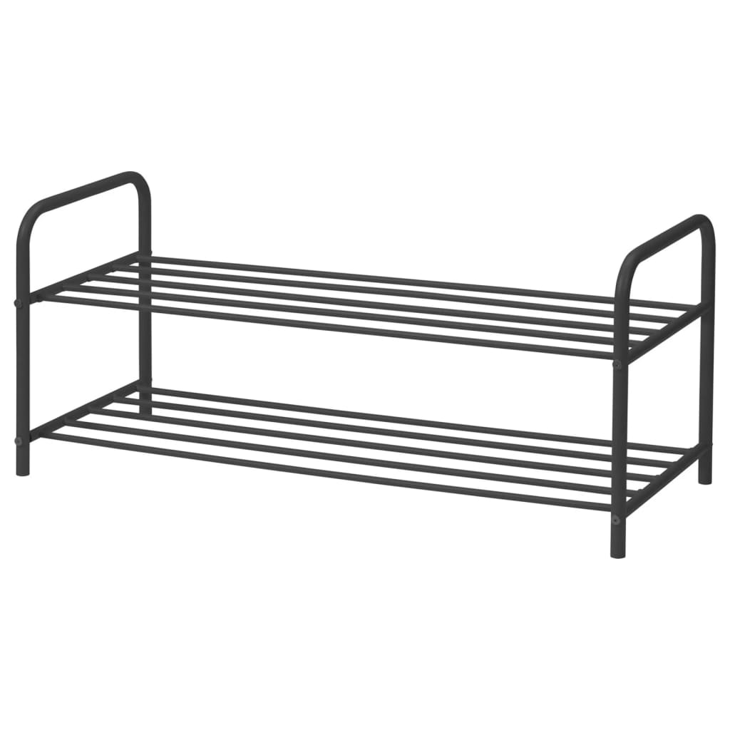 Solutions de rangement Rack à chaussures avec 2 couches 91x35x38,5 cm