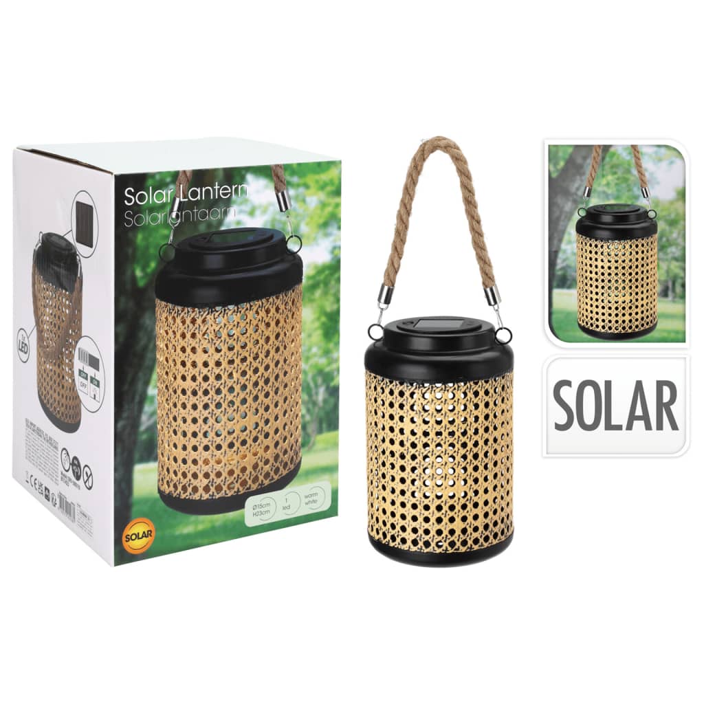 Progarden Progarden Led-Solarlantaarn with handle 15x23 cm