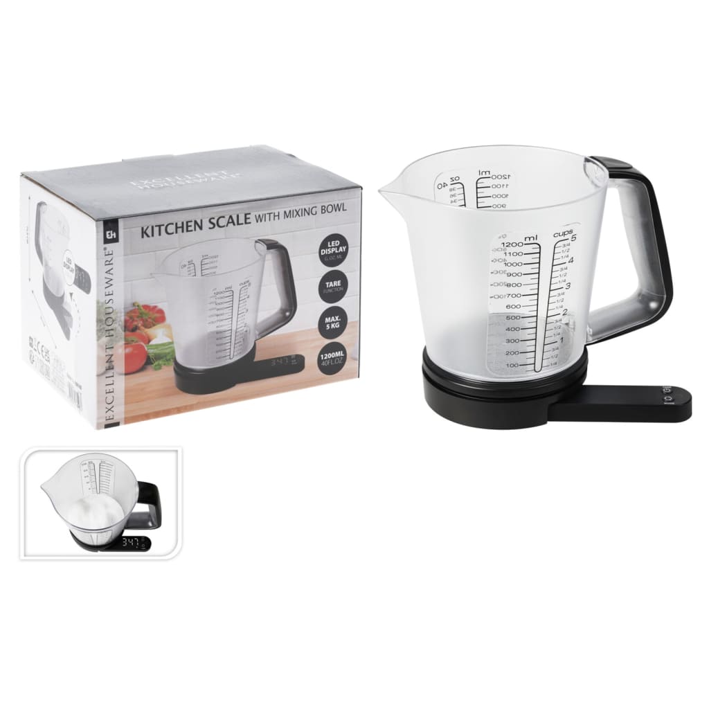 Ausgezeichnete Hauswarenküchenskala mit Messbecher 1200 ml