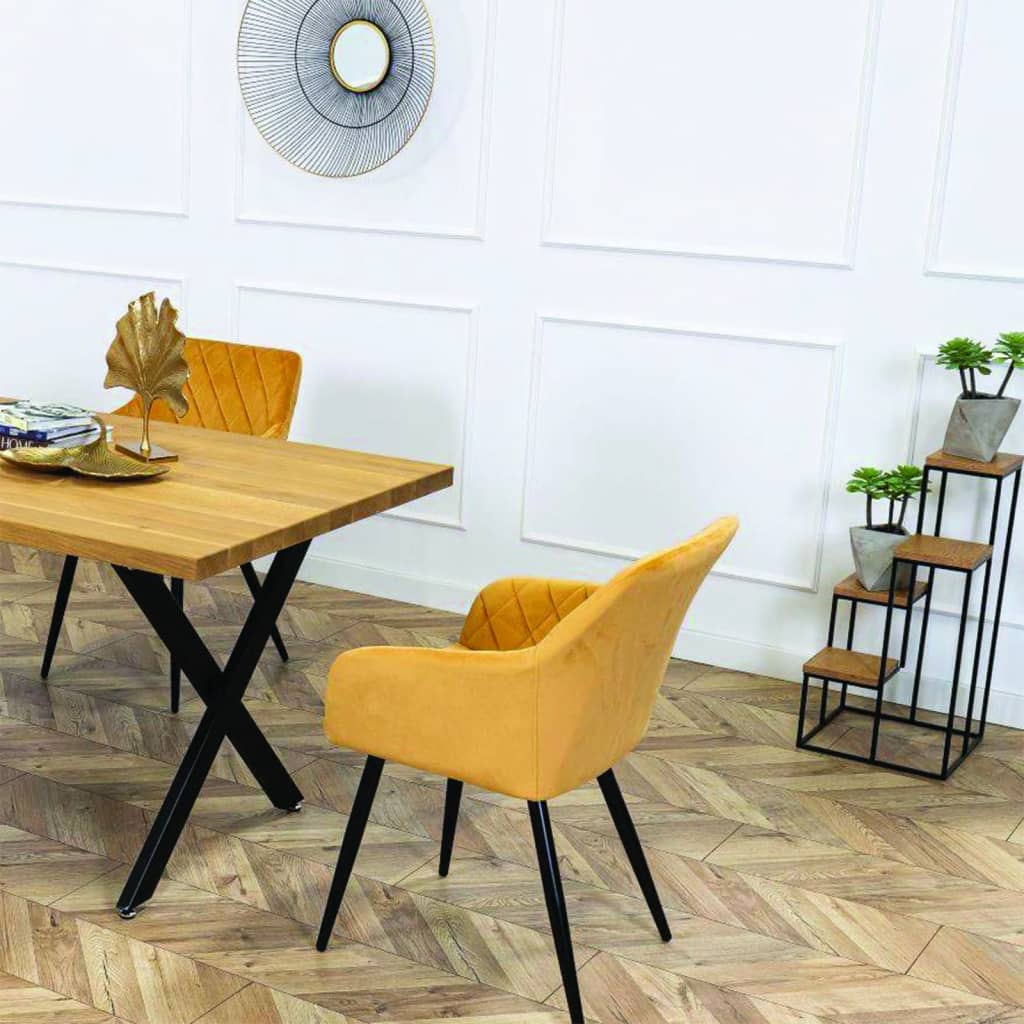 Hjem Styling Home Styling Plant Standard med 4 planker Natural og sort