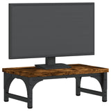 Vidaxl Monitor Standard 37x23x14 cm Colore di quercia affumicata in legno elaborato
