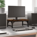 Vidaxl Monitor Standard 37x23x14 cm Colore di quercia affumicata in legno elaborato
