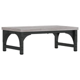 Vidaxl Monitor Standard 37x23x14 cm verarbeiteter Holzgrau Sonoma Eiche