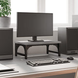 Vidaxl Monitor Standard 37x23x14 cm verarbeiteter Holzgrau Sonoma Eiche