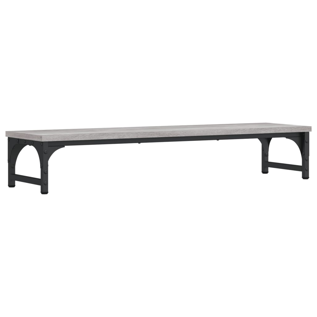 Vidaxl Monitor Standard 85x23x15,5 cm Forarbejdet trægrå sonoma eg