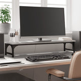 Vidaxl Monitor Standard 85x23x15,5 cm Forarbejdet trægrå sonoma eg